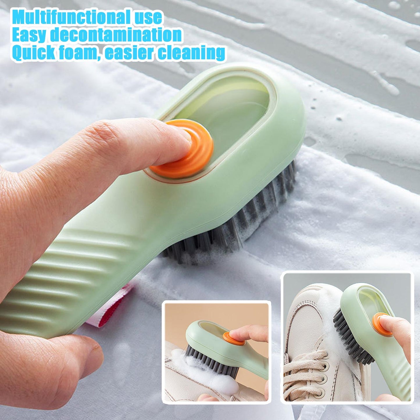 StainAway Pro Brush™ - "Remove stains with the built-in dispenser"